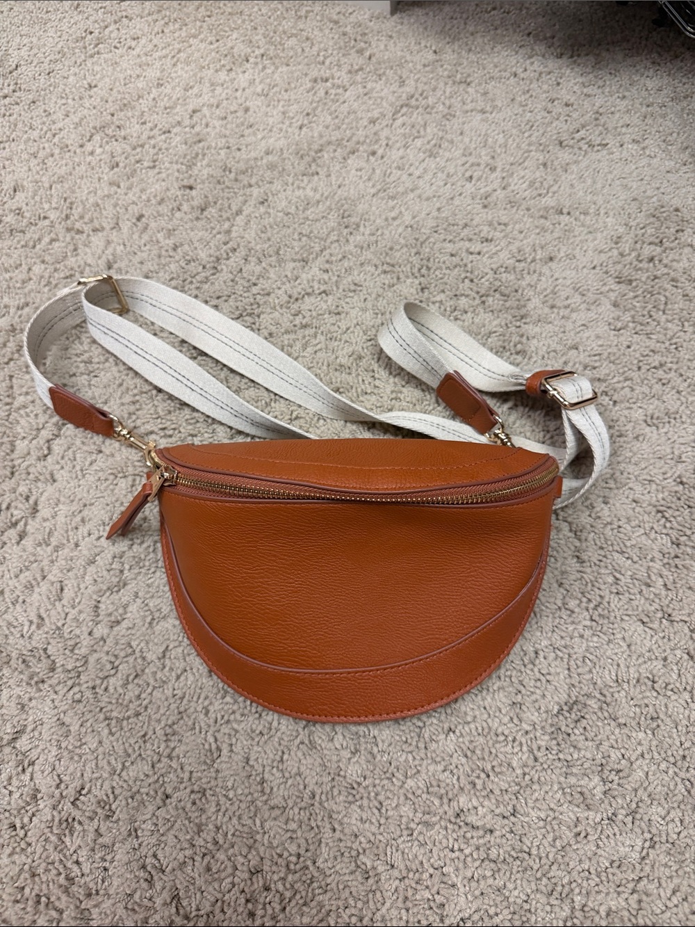 Universal Thread Leather Crescent Crossbody Bag
